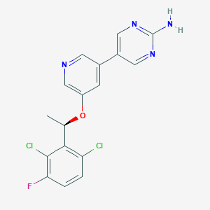 molecular formula C17H13Cl2FN4O B2391551 Ship2-IN-1 