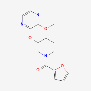 Furan-2-yl(3-((3-methoxypyrazin-2-yl)oxy)piperidin-1-yl)methanone