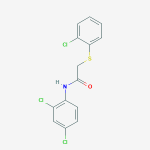 2-[(2-chlorophenyl)sulfanyl]-N-(2,4-dichlorophenyl)acetamide