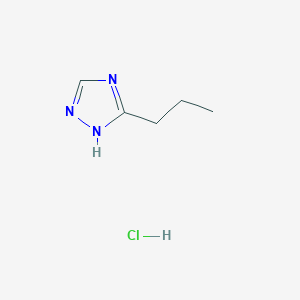 B2391569 3-Propyl-1H-1,2,4-triazole hydrochloride CAS No. 1609401-01-5; 19932-60-6