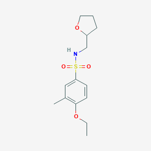 4-ethoxy-3-methyl-N-(tetrahydro-2-furanylmethyl)benzenesulfonamide