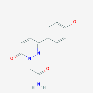2-[3-(4-Methoxyphenyl)-6-oxopyridazin-1-yl]acetamide