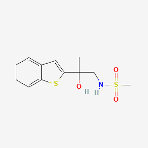 N-(2-(benzo[b]thiophen-2-yl)-2-hydroxypropyl)methanesulfonamide