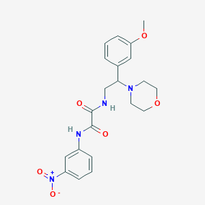 N1-(2-(3-methoxyphenyl)-2-morpholinoethyl)-N2-(3-nitrophenyl)oxalamide