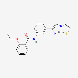 2-ethoxy-N-(3-(imidazo[2,1-b]thiazol-6-yl)phenyl)benzamide