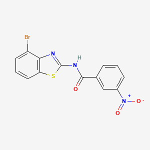 N-(4-bromo-1,3-benzothiazol-2-yl)-3-nitrobenzamide