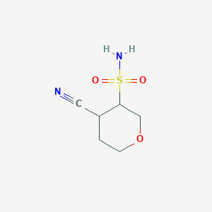 4-Cyanooxane-3-sulfonamide