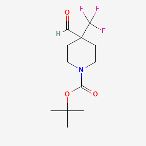 tert-Butyl 4-formyl-4-(trifluoromethyl)piperidine-1-carboxylate