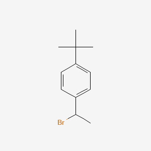 molecular formula C12H17Br B2391671 1-(1-Bromoethyl)-4-tert-butylbenzene CAS No. 157581-03-8
