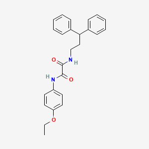 molecular formula C25H26N2O3 B2391688 N1-(3,3-diphenylpropyl)-N2-(4-ethoxyphenyl)oxalamide CAS No. 941998-50-1