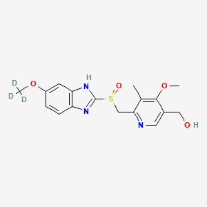 molecular formula C17H19N3O4S B2391691 5-Hydroxyomeprazole D3 CAS No. 1216667-13-8