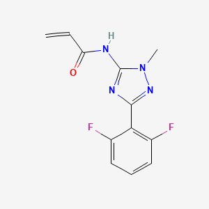 N-[5-(2,6-Difluorophenyl)-2-methyl-1,2,4-triazol-3-yl]prop-2-enamide