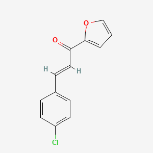 molecular formula C13H9ClO2 B2391741 3-(4-Chlorophenyl)-1-(2-furyl)prop-2-en-1-one CAS No. 111042-59-2; 14385-64-9