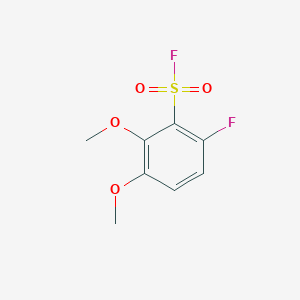 molecular formula C8H8F2O4S B2391746 6-Fluoro-2,3-dimethoxybenzenesulfonyl fluoride CAS No. 2305255-71-2