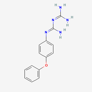 molecular formula C14H15N5O B2391814 1-(Diaminomethylidene)-2-(4-phenoxyphenyl)guanidine CAS No. 92295-27-7