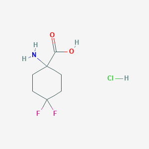 1-Amino-4,4-difluorocyclohexanecarboxylic acid hydrochloride