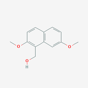 molecular formula C13H14O3 B2391853 (2,7-Dimethoxynaphthalen-1-yl)methanol CAS No. 179041-72-6