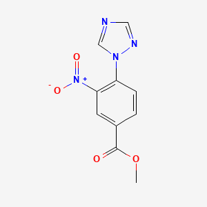 methyl 3-nitro-4-(1H-1,2,4-triazol-1-yl)benzenecarboxylate