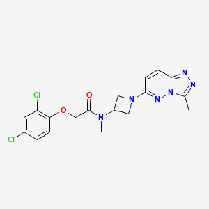 2-(2,4-dichlorophenoxy)-N-methyl-N-(1-(3-methyl-[1,2,4]triazolo[4,3-b]pyridazin-6-yl)azetidin-3-yl)acetamide