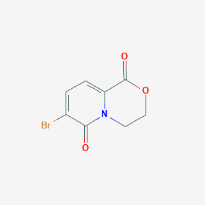 B2391961 7-Bromo-3,4-dihydropyrido[2,1-c][1,4]oxazine-1,6-dione CAS No. 1971072-97-5