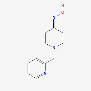 molecular formula C11H15N3O B2392043 N-[1-(pyridin-2-ylmethyl)piperidin-4-ylidene]hydroxylamine CAS No. 1016869-02-5