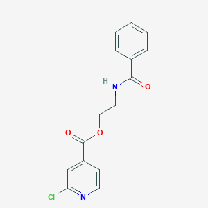 2-Benzamidoethyl 2-chloropyridine-4-carboxylate