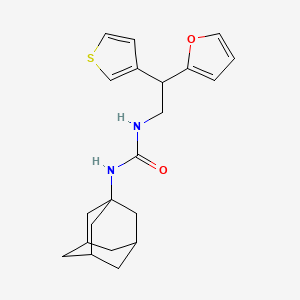 1-(Adamantan-1-yl)-3-[2-(furan-2-yl)-2-(thiophen-3-yl)ethyl]urea