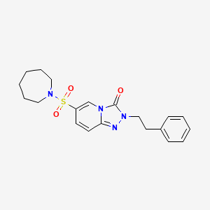 6-(azepan-1-ylsulfonyl)-2-phenethyl-[1,2,4]triazolo[4,3-a]pyridin-3(2H)-one
