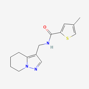4-methyl-N-((4,5,6,7-tetrahydropyrazolo[1,5-a]pyridin-3-yl)methyl)thiophene-2-carboxamide