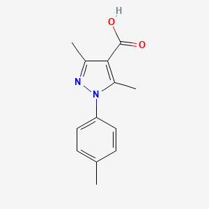 3,5-dimethyl-1-(4-methylphenyl)-1H-pyrazole-4-carboxylic acid