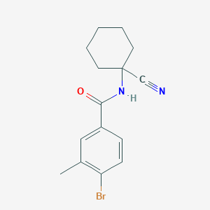 4-Bromo-N-(1-cyanocyclohexyl)-3-methylbenzamide
