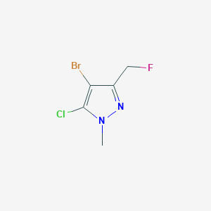 4-Bromo-5-chloro-3-(fluoromethyl)-1-methylpyrazole