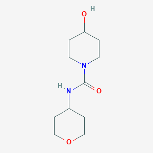 4-hydroxy-N-(tetrahydro-2H-pyran-4-yl)piperidine-1-carboxamide