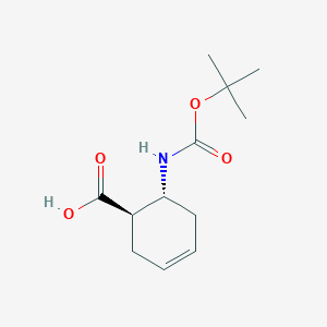 trans-6-tert-Butoxycarbonylamino-cyclohex-3-enecarboxylic acid