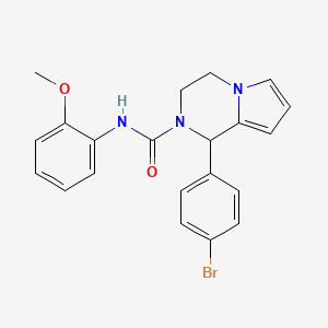 1-(4-bromophenyl)-N-(2-methoxyphenyl)-3,4-dihydropyrrolo[1,2-a]pyrazine-2(1H)-carboxamide