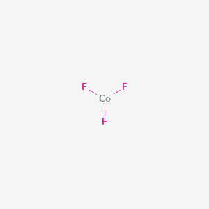 molecular formula CoF3 B239229 Cobalt(III) fluoride CAS No. 10026-18-3