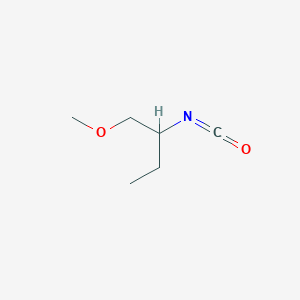 molecular formula C6H11NO2 B2392298 2-Isocyanato-1-methoxybutane CAS No. 37441-01-3