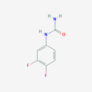molecular formula C7H6F2N2O B2392329 (3,4-Difluorophenyl)urea CAS No. 263554-12-7