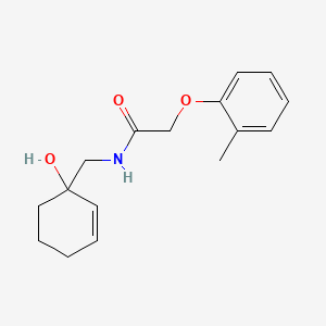 molecular formula C16H21NO3 B2392331 N-[(1-hydroxycyclohex-2-en-1-yl)methyl]-2-(2-methylphenoxy)acetamide CAS No. 2097883-50-4