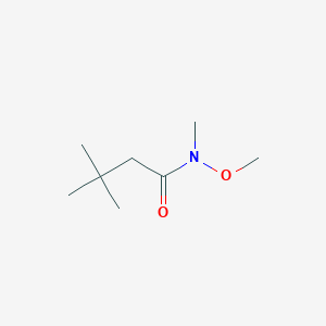 molecular formula C8H17NO2 B2392332 n-Methoxy-n,3,3-trimethylbutanamide CAS No. 626238-28-6