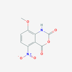 molecular formula C9H6N2O6 B2392391 8-甲氧基-5-硝基-1H-3,1-苯并恶嗪-2,4-二酮 CAS No. 2418708-98-0