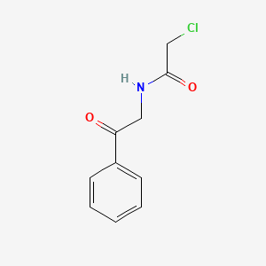 molecular formula C10H10ClNO2 B2392410 2-chloro-N-(2-oxo-2-phenylethyl)acetamide CAS No. 65385-18-4