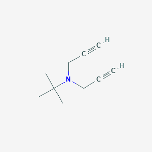 molecular formula C10H15N B2392417 tert-Butylbis(prop-2-yn-1-yl)amine CAS No. 10542-54-8