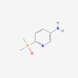 molecular formula C7H11N2OP B2392432 (5-Aminopyridin-2-yl)dimethylphosphine oxide CAS No. 2411314-70-8