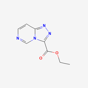 molecular formula C8H8N4O2 B2392531 Ethyl [1,2,4]triazolo[4,3-c]pyrimidine-3-carboxylate CAS No. 1518418-22-8