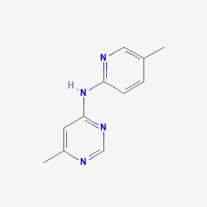 6-methyl-N-(5-methylpyridin-2-yl)pyrimidin-4-amine