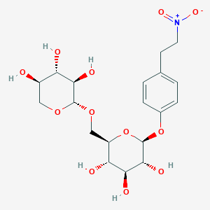 molecular formula C19H27NO12 B2392599 Thalictricoside CAS No. 649758-25-8