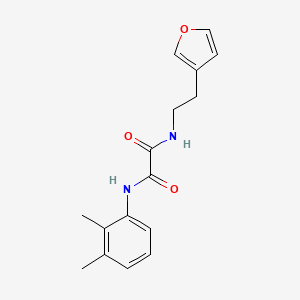molecular formula C16H18N2O3 B2392604 N1-(2,3-dimethylphenyl)-N2-(2-(furan-3-yl)ethyl)oxalamide CAS No. 1448134-22-2