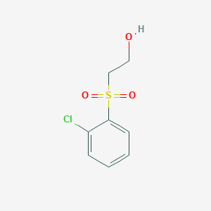 molecular formula C8H9ClO3S B2392744 2-Chlorophenylsulfonylethanol CAS No. 107737-87-1