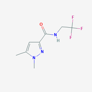 1,5-Dimethyl-N-(2,2,2-trifluoroethyl)pyrazole-3-carboxamide